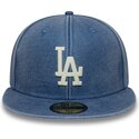 gorra-plana-azul-ajustada-59fifty-washed-de-los-angeles-dodgers-mlb-de-new-era