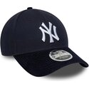 new-era-curved-brim-9forty-m-crown-cord-visor-new-york-yankees-mlb-navy-blue-snapback-cap