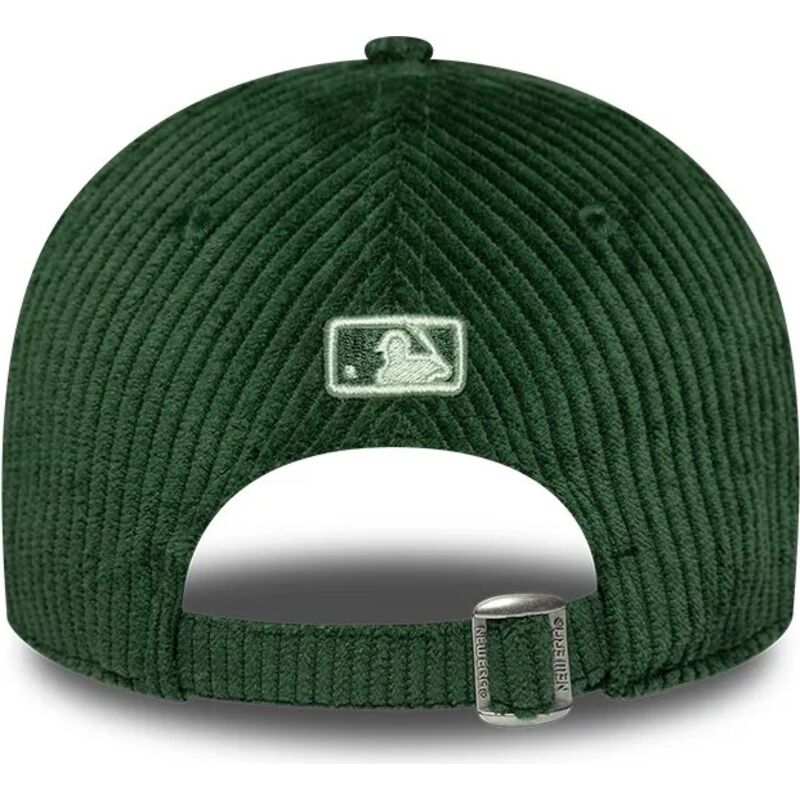 gorra-curva-verde-snapback-para-mujer-con-logo-verde-9forty-m-crown-chunky-cord-de-los-angeles-dodgers-mlb-de-new-era
