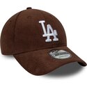 gorra-curva-marron-snapback-9forty-entry-cord-de-los-angeles-dodgers-mlb-de-new-era