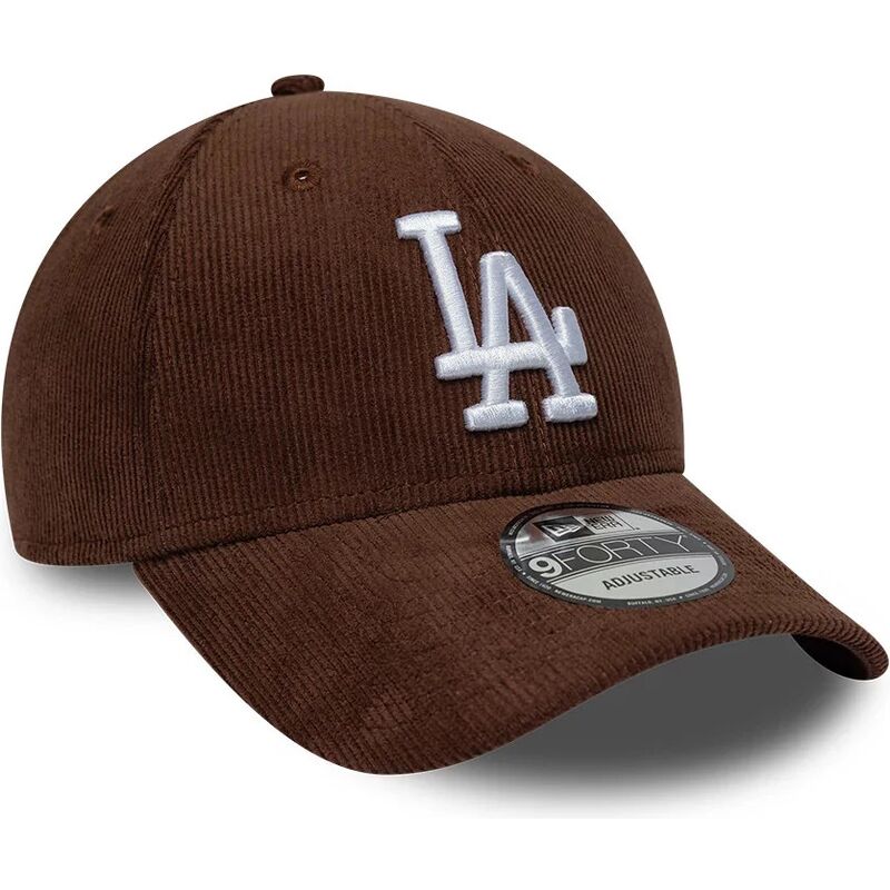 gorra-curva-marron-snapback-9forty-entry-cord-de-los-angeles-dodgers-mlb-de-new-era