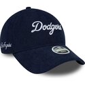 gorra-curva-azul-marino-ajustable-para-mujer-9twenty-cord-script-de-los-angeles-dodgers-mlb-de-new-era
