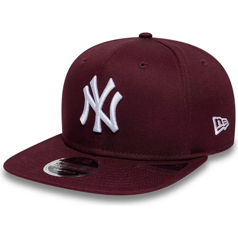gorra-plana-granate-snapback-9fifty-original-fit-league-essential-de-new-york-yankees-mlb-de-new-era