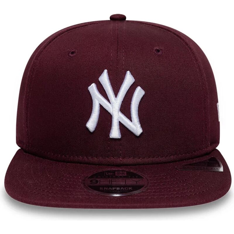 gorra-plana-granate-snapback-9fifty-original-fit-league-essential-de-new-york-yankees-mlb-de-new-era