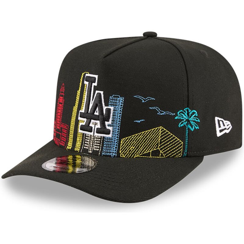 gorra-curva-negra-snapback-9fifty-a-frame-precurved-skyline-de-los-angeles-dodgers-mlb-de-new-era