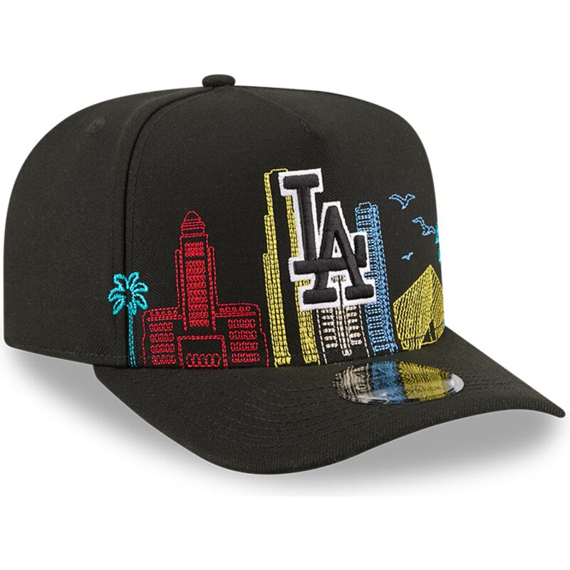 new-era-curved-brim-9fifty-a-frame-precurved-skyline-los-angeles-dodgers-mlb-black-snapback-cap new-era-curved-brim-9fifty-a-frame-precurved-skyline-los-angeles-dodgers-mlb-black-snapback-cap