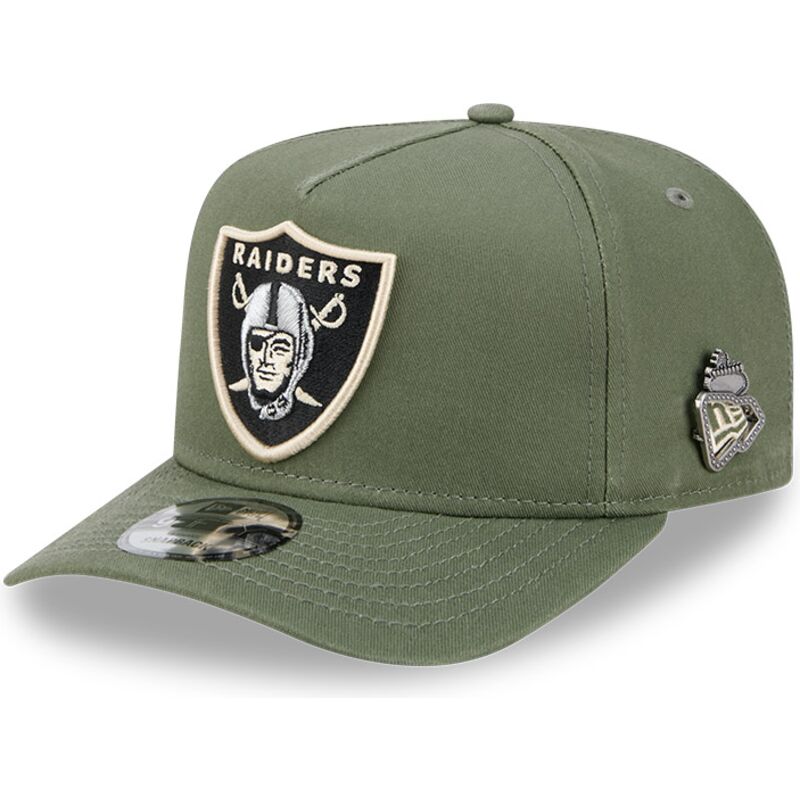new-era-curved-brim-9fifty-a-frame-precurved-side-pin-las-vegas-raiders-nfl-green-snapback-cap