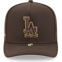 gorra-curva-marron-snapback-9fifty-a-frame-precurved-visor-pin-de-los-angeles-dodgers-mlb-de-new-era
