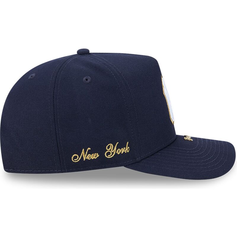 new-era-curved-brim-9fifty-a-frame-precurved-visor-pin-new-york-yankees-mlb-navy-blue-snapback-cap new-era-curved-brim-9fifty-a-frame-precurved-visor-pin-new-york-yankees-mlb-navy-blue-snapback-cap