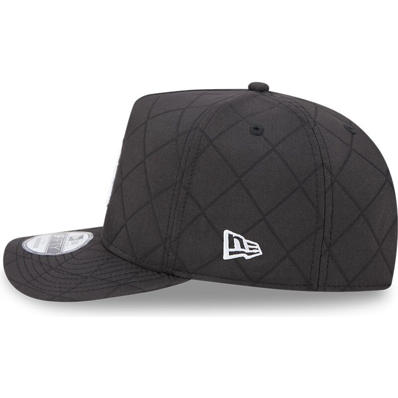 gorra-curva-negra-snapback-9fifty-a-frame-precurved-checkered-de-los-angeles-dodgers-mlb-de-new-era gorra-curva-negra-snapback-9fifty-a-frame-precurved-checkered-de-los-angeles-dodgers-mlb-de-new-era