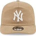 gorra-curva-beige-snapback-19twenty-precurved-de-new-york-yankees-mlb-de-new-era