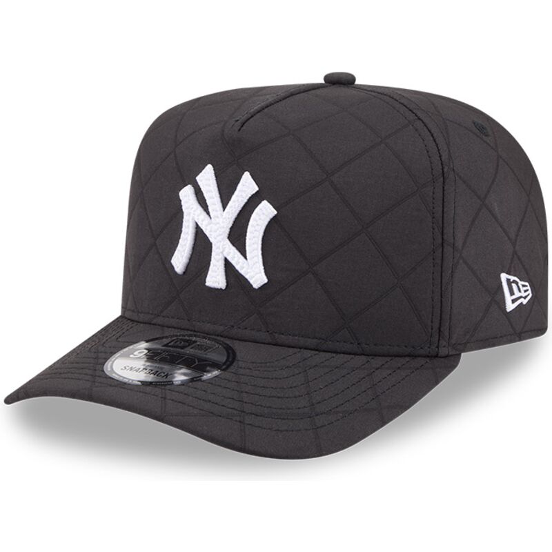 new-era-curved-brim-9fifty-a-frame-precurved-checkered-new-york-yankees-mlb-black-snapback-cap