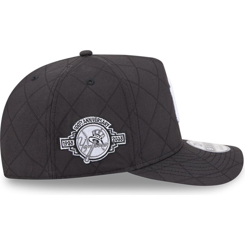 new-era-curved-brim-9fifty-a-frame-precurved-checkered-new-york-yankees-mlb-black-snapback-cap