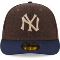 gorra-curva-marron-y-azul-ajustada-59fifty-precurved-de-new-york-yankees-mlb-de-new-era