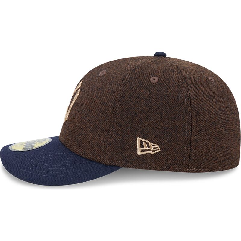 new-era-curved-brim-59fifty-precurved-new-york-yankees-mlb-brown-and-blue-fitted-cap new-era-curved-brim-59fifty-precurved-new-york-yankees-mlb-brown-and-blue-fitted-cap