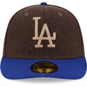 gorra-curva-marron-y-azul-ajustada-59fifty-precurved-de-los-angeles-dodgers-mlb-de-new-era
