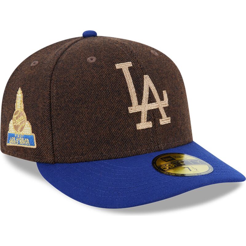 new-era-curved-brim-59fifty-precurved-los-angeles-dodgers-mlb-brown-and-blue-fitted-cap new-era-curved-brim-59fifty-precurved-los-angeles-dodgers-mlb-brown-and-blue-fitted-cap