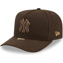 gorra-curva-marron-snapback-9fifty-a-frame-precurved-visor-pin-de-new-york-yankees-mlb-de-new-era