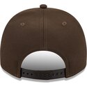 new-era-curved-brim-9fifty-a-frame-precurved-visor-pin-new-york-yankees-mlb-brown-snapback-cap