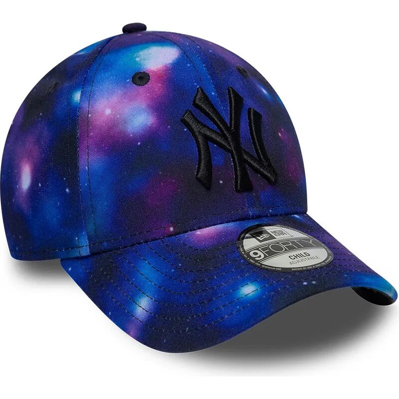 gorra-curva-multicolor-snapback-para-nino-con-logo-negro-9forty-all-over-print-space-de-new-york-yankees-mlb-de-new-era