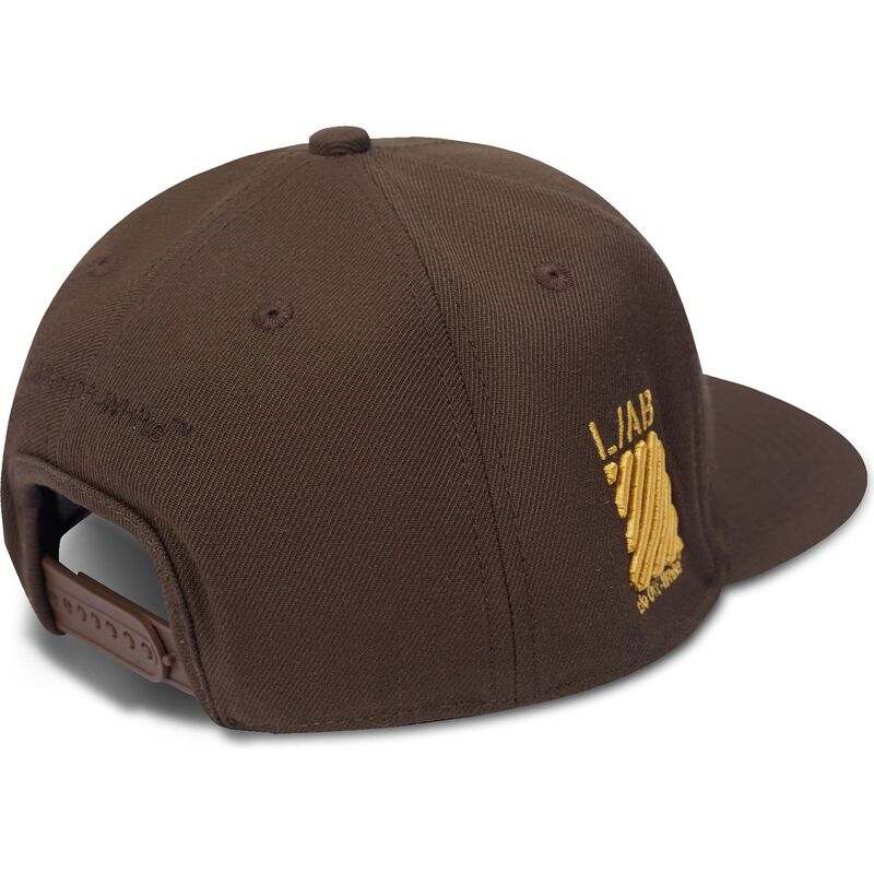 gorra-plana-marron-snapback-con-logo-amarillo-off-embroidered-twill-de-l-ab-c-o-off-white
