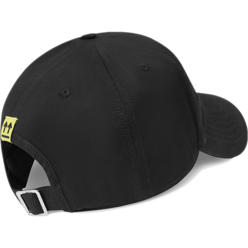gorra-curva-negra-ajustable-con-logo-blanco-clamp-arrows-twill-de-l-ab-c-o-off-white