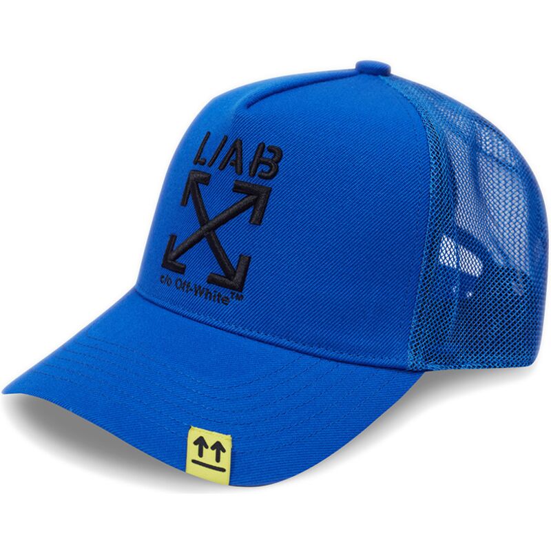 l-ab-c-o-off-white-black-logo-clamp-arrows-blue-trucker-hat