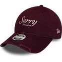 gorra-curva-granate-ajustable-para-mujer-9twenty-slogan-sorry-i-m-late-de-new-era