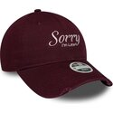 gorra-curva-granate-ajustable-para-mujer-9twenty-slogan-sorry-i-m-late-de-new-era