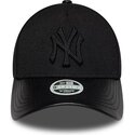 gorra-curva-negra-ajustable-para-mujer-con-logo-negro-9forty-m-crown-a-frame-fabric-mix-de-new-york-yankees-mlb-de-new-era