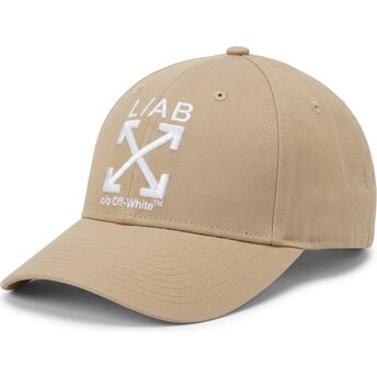 Gorra curva beige ajustable Clamp Arrows Twill de L/AB c/o Off-White™