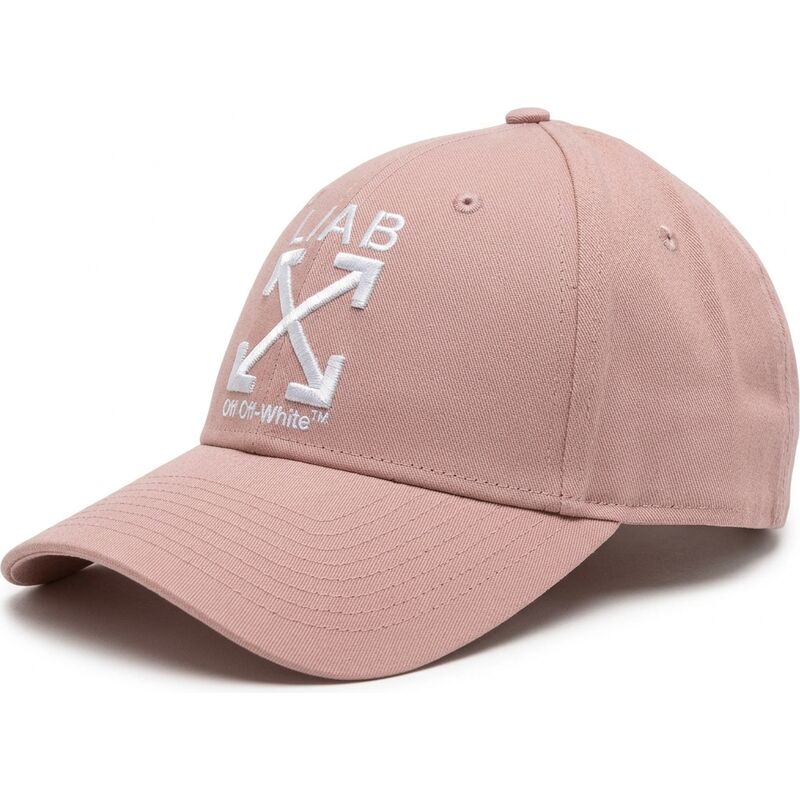 gorra-curva-rosa-ajustable-clamp-arrows-twill-de-l-ab-c-o-off-white
