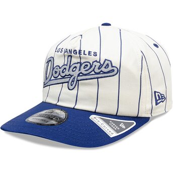 Gorra curva azul y blanca snapback 19TWENTY Pinstripe de Los Angeles Dodgers MLB de New Era