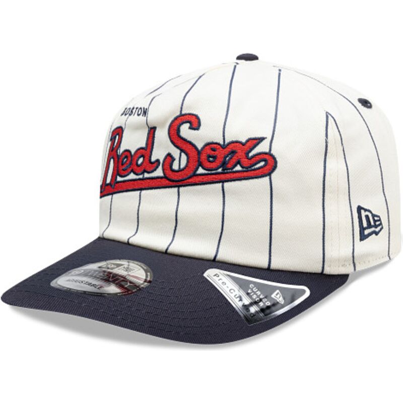 new-era-curved-brim-19twenty-pinstripe-boston-red-sox-mlb-navy-blue-and-white-snapback-cap new-era-curved-brim-19twenty-pinstripe-boston-red-sox-mlb-navy-blue-and-white-snapback-cap
