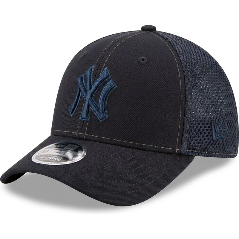 gorra-curva-azul-marino-ajustada-con-logo-azul-marino-39thirty-m-crown-neo-de-new-york-yankees-mlb-de-new-era gorra-curva-azul-marino-ajustada-con-logo-azul-marino-39thirty-m-crown-neo-de-new-york-yankees-mlb-de-new-era