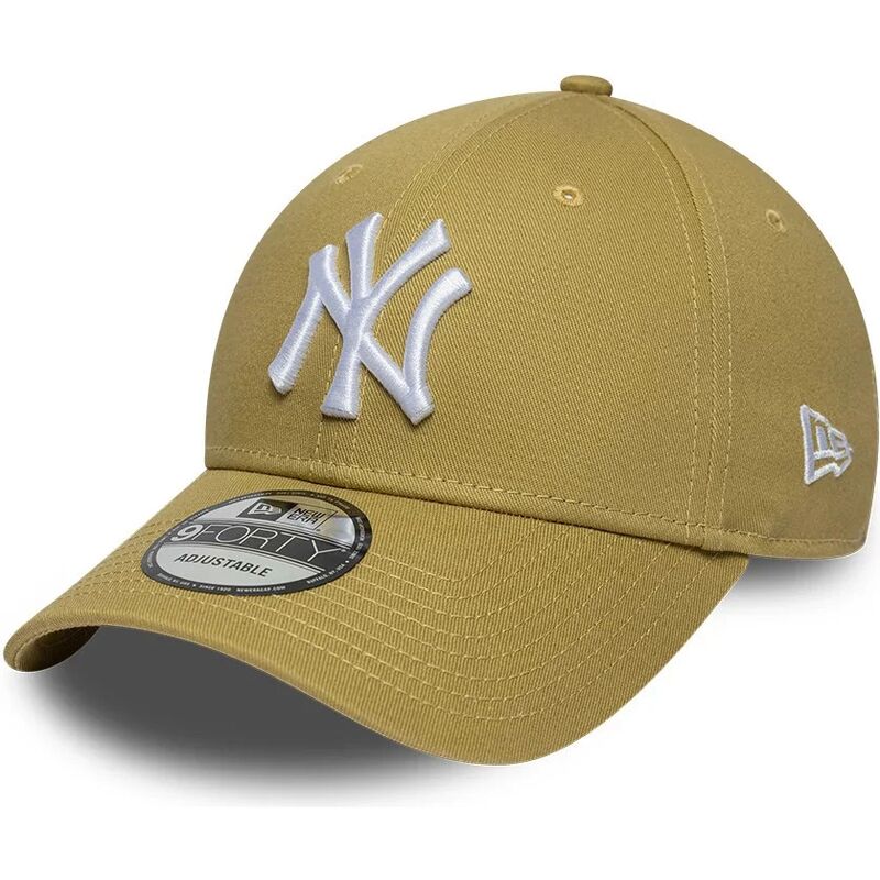 gorra-curva-khaki-ajustable-9forty-league-essential-de-new-york-yankees-mlb-de-new-era