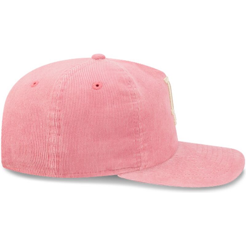 gorra-curva-rosa-ajustable-19twenty-precurved-corduroy-pastel-de-los-angeles-dodgers-mlb-de-new-era