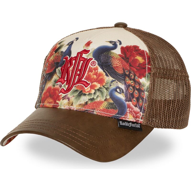 rocknfreelife-n276-natsu-brown-trucker-hat