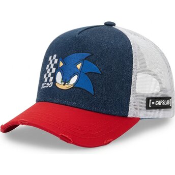 Capslab SON1 SON Sonic the Hedgehog Multicolor Trucker Hat