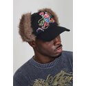 gorra-curva-negra-ajustada-crawling-dragon-trapper-de-ed-hardy