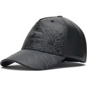 ed-hardy-curved-brim-spiderweb-pu-leather-black-adjustable-cap