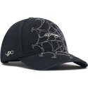 gorra-curva-negra-y-blanca-ajustable-spiderweb-de-ed-hardy