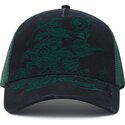gorra-trucker-negra-y-verde-outline-dragon-distressed-de-ed-hardy