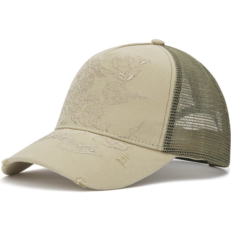 gorra-trucker-khaki-outline-dragon-de-ed-hardy