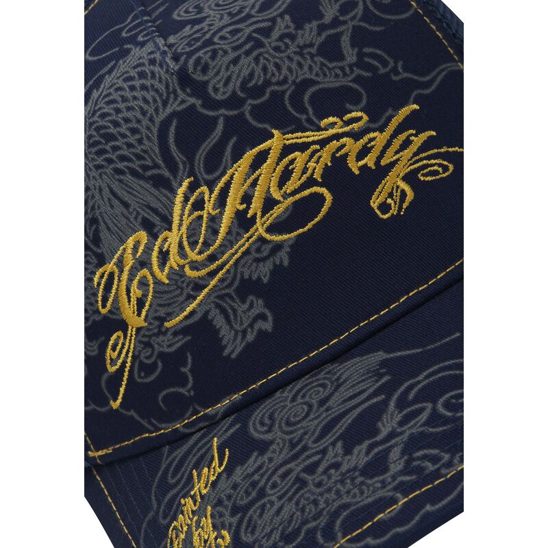 ed-hardy-outline-dragons-navy-blue-trucker-hat
