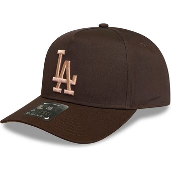 Gorra curva marrón snapback Rise Structured A-Frame26 de Los Angeles Dodgers MLB de Nike