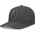 gorra-curva-gris-y-negra-snapback-structured-a-frame-de-vegas-golden-knights-nhl-de-fanatics
