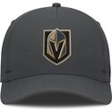 gorra-curva-gris-y-negra-snapback-structured-a-frame-de-vegas-golden-knights-nhl-de-fanatics