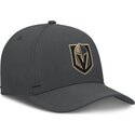 gorra-curva-gris-y-negra-snapback-structured-a-frame-de-vegas-golden-knights-nhl-de-fanatics