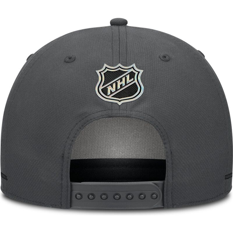 gorra-curva-gris-y-negra-snapback-structured-a-frame-de-vegas-golden-knights-nhl-de-fanatics